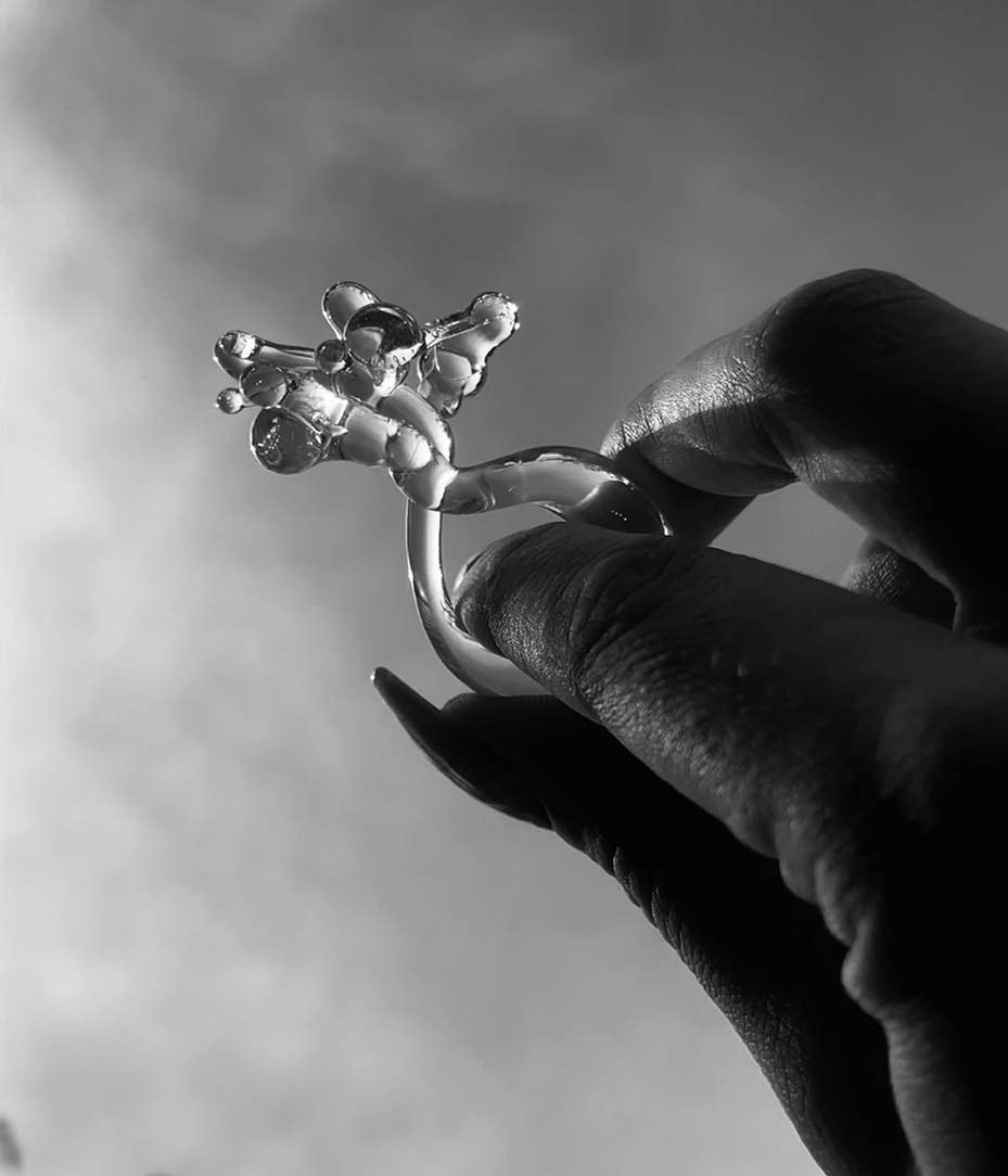 Trabajo de vidrio a la flama